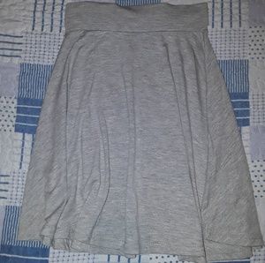 Grey Skater Skirt